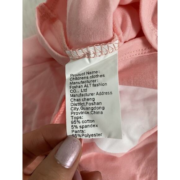 Infant Girls  Easter Outfit Bunnies 2 Pieces Size 9-18 Months Pink Flare - Picture 6 of 11